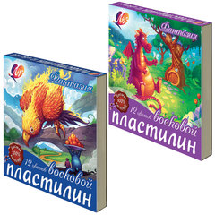 Пластилин восковой ЛУЧ &laquo;Фантазия&raquo;, 12 цветов, 180 г, со стеком, картонная упаковка, 25С1523-08