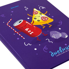 Дневник 1-11 класс 40 л., твердый, BRAUBERG, глянцевая ламинация, &laquo;Funny Food&raquo;, 106620