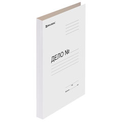 Папка без скоросшивателя &laquo;Дело&raquo;, картон мелованный, плотность 440 г/<wbr/>м<sup>2</sup>, до 200 листов, BRAUBERG, 110928