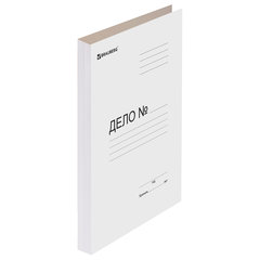 Папка без скоросшивателя &laquo;Дело&raquo;, картон, плотность 440 г/<wbr/>м<sup>2</sup>, до 200 листов, BRAUBERG, 110929