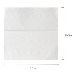 Полотенца бумажные 200 шт., LAIMA (H3) ADVANCED WHITE, 2-слойные, белые, КОМПЛЕКТ 15 пачек, 23&times;20,5, V-сложение, 111341