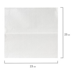 Полотенца бумажные 250 шт., LAIMA (H3) UNIVERSAL WHITE PLUS, 1-слойные, белые, КОМПЛЕКТ 15 пачек, 23&times;23, V-сложение, 111343