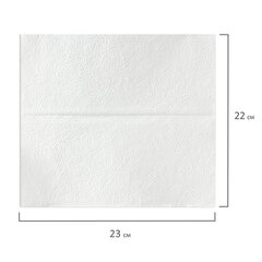 Полотенца бумажные 250 шт., LAIMA (H3) UNIVERSAL WHITE PLUS, 1-слойные, белые, КОМПЛЕКТ 20 пачек, 23&times;22, V-сложение, 111344
