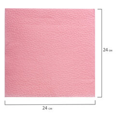 Салфетки бумажные, 250 штук, 24&times;24 см, LAIMA, красные (пастельный цвет), 100% целлюлоза, 111950