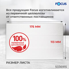 Бумага туалетная с центральной вытяжкой 120 м, FOCUS (Система T9) Point, 2-слойная, белый, КОМПЛЕКТ 12 рулонов, 5036915