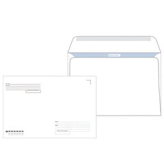 Конверты С4 (229&times;324 мм), клеевой слой, Куда-Кому, внутренняя запечатка, 90 г/<wbr/>м<sup>2</sup>, КОМПЛЕКТ 50 шт., BRAUBERG, 112178