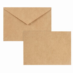 Конверты С6 (114&times;162 мм) КРАФТ, клей, 90 г/<wbr/>м<sup>2</sup>, КОМПЛЕКТ 1000 шт., треугольный клапан