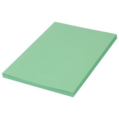 Бумага цветная BRAUBERG, А4, 80 г/<wbr/>м<sup>2</sup>, 100 л., медиум, зеленая, для офисной техники, 112458