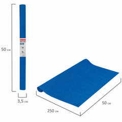 Бумага гофрированная/<wbr/>креповая, 32 г/<wbr/>м<sup>2</sup>, 50&times;250 см, НАБОР 10 рулонов, яркие цвета, BRAUBERG, 112556