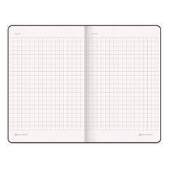 Блокнот МАЛЫЙ ФОРМАТ (93&times;140 мм) А6, BRAUBERG ULTRA, балакрон, 80 г/<wbr/>м<sup>2</sup>, 96 л., клетка, черный, 113052