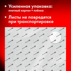 Бумага для акварели 300 г/<wbr/>м<sup>2</sup> 560&times;760 мм среднее зерно, 10 листов, BRAUBERG ART PREMIERE, 113238