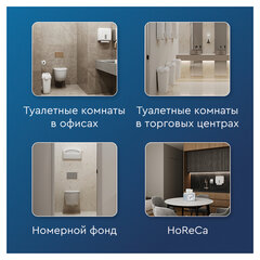 Бумага туалетная 170 метров, PROtissue (T2) PREMIUM, 2-слойная, белая, КОМПЛЕКТ 12 рулонов, С191