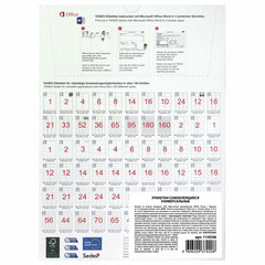 Этикетка самоклеящаяся 70&times;42,4 мм, 21 этикетка, белая, 70г/<wbr/>м<sup>2</sup>, 50 листов, TANEX, сырье Финляндия, 114536