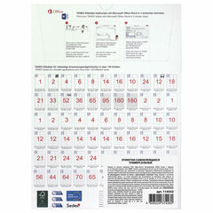 Этикетка самоклеящаяся 38,1&times;21,2 мм, 65 этикеток, белая, 70г/<wbr/>м<sup>2</sup>, 50 листов, TANEX, сырье Финляндия, 114542