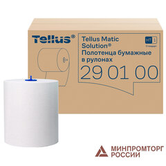 Полотенца бумажные рулонные 280 м, Tellus/<wbr/>TORK Matic (Система H1) UNIVERSAL, КОМПЛЕКТ 6 рулонов, 290100