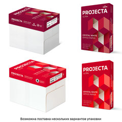 Бумага офисная А4, 80 г/<wbr/>м<sup>2</sup>, 500 л., марка А, PROJECTA ULTRA, Россия, 162% (CIE)