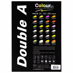 Бумага цветная DOUBLE A, А4, 80 г/<wbr/>м<sup>2</sup>, 100 л., 5 цветов x 20 л., микс интенсив