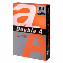 Бумага цветная DOUBLE A, А4, 80 г/<wbr/>м<sup>2</sup>, 500 л, интенсив, оранжевая