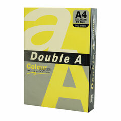Бумага цветная DOUBLE A, А4, 80 г/<wbr/>м<sup>2</sup>, 500 л., интенсив, желтая