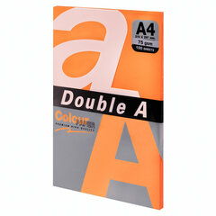 Бумага цветная DOUBLE A, А4, 75 г/<wbr/>м<sup>2</sup>, 100 л., ярко-оранжевая
