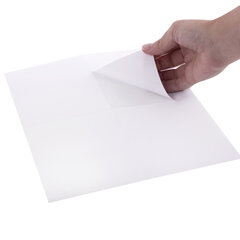 Этикетка самоклеящаяся 105&times;148,5 мм, 4 этикетки, белая 70 г/<wbr/>м<sup>2</sup>, 50 листов, ОФИСМАГ, сырье Финляндия, 115197