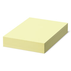 Бумага цветная BRAUBERG, А4, 80 г/<wbr/>м<sup>2</sup>, 500 л., пастель, желтая, для офисной техники, 115220