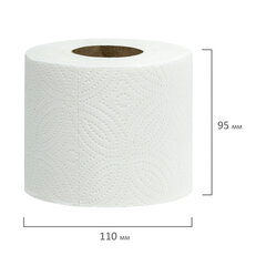 Бумага туалетная 3-х слойная, 8 рулонов (8&times;16,5 м), LAIMA Deluxe, 100% целлюлоза, 115396