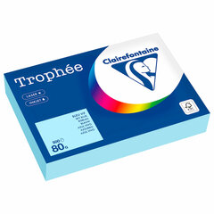 Бумага цветная CLAIREFONTAINE, А4, 80 г/<wbr/>м<sup>2</sup>, 500 л., пастель, небесно-голубой, Франция, 1798PC