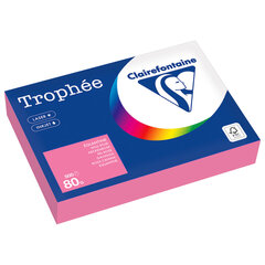 Бумага цветная CLAIREFONTAINE, А4, 80 г/<wbr/>м<sup>2</sup>, 500 л., пастель, розовый, Франция, 1997PC