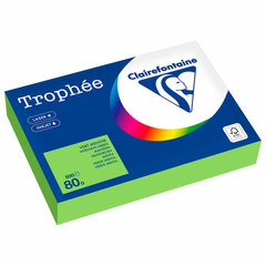 Бумага цветная CLAIREFONTAINE, А4, 80 г/<wbr/>м<sup>2</sup>, 500 л., интенсив, ярко-зеленый, Франция, 1875C