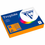 Бумага цветная CLAIREFONTAINE, А4, 80 г/м2, 500 л., неон, оранжевый, Франция, 2978C