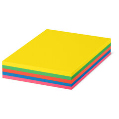 Бумага цветная CLAIREFONTAINE, А4, 80 г/<wbr/>м<sup>2</sup>, 500 л. (5 цветов x 100 л.), микс интенсив, Франция, 1704SC