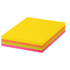 Бумага цветная CLAIREFONTAINE, А4, 80 г/<wbr/>м<sup>2</sup>, 500 л. (4 цвета x 125 л.), микс неон, Франция, 1705SC