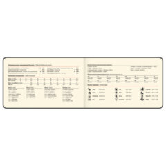 Еженедельник датированный 2026 МАЛЫЙ ФОРМАТ 105&times;160 мм, А6, BRAUBERG &laquo;Imprint&raquo;, тиснение, зеленый, 117212