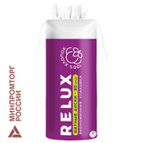 Ватные диски 80 шт., RELUX, двусторонние