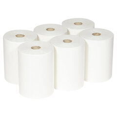Полотенца бумажные рулонные KIMBERLY-CLARK Scott, КОМПЛЕКТ 6 шт., Slimroll, 190 м, белые, 6697