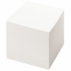 Блок для записей проклеенный, 8&times;8&times;8 см, плотность 65 г/<wbr/>м<sup>2</sup>, белизна 90-92%, STAFF, 120382