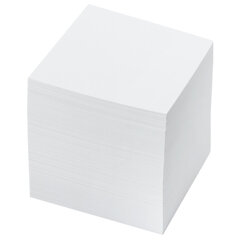 Блок для записей в боксе, 9&times;9&times;9 см, плотность 80 г/<wbr/>м<sup>2</sup>, белизна 95-98%, BRAUBERG, 122223