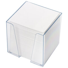 Блок для записей в боксе, 9&times;9&times;9 см, плотность 80 г/<wbr/>м<sup>2</sup>, белизна 95-98%, BRAUBERG, 122223