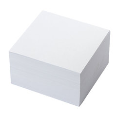 Блок для записей непроклеенный, 9&times;9&times;5 см, плотность 80 г/<wbr/>м<sup>2</sup>, белизна 95-98%, BRAUBERG, 122338