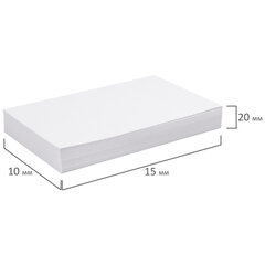Блок для записей непроклеенный, 15&times;10&times;2 см, плотность 80 г/<wbr/>м<sup>2</sup>, белизна 90-92%, BESTAR, 123004