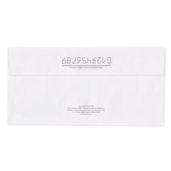 Конверты Е65 (110&times;220 мм), отрывная лента, &laquo;Куда-Кому&raquo;, 80 г/<wbr/>м<sup>2</sup>, КОМПЛЕКТ 1000 шт.