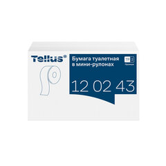 Бумага туалетная 170 метров, Tellus/<wbr/>TORK (Система T2) PREMIUM, КОМПЛЕКТ 12 рулонов, 2-слойная, белая, 120243