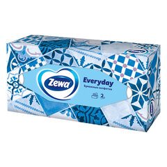 Салфетки косметические 100 штук в картонном боксе, 2-слойные, ZEMMA/<wbr/>ZEWA Everyday, 62861