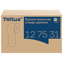 Бумага туалетная 100 м, Tellus/<wbr/>TORK (Система Т6) ADVANCED, КОМПЛЕКТ 27 рулонов, 2-слойная, белая, 127531
