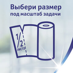 Полотенце бумажное ZEMMA/<wbr/>ZEWA 2-слойное, спайка 4 шт. х 15 м, белое, 1440991