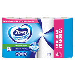 Полотенце бумажное ZEMMA/<wbr/>ZEWA 2-слойное, спайка 4 шт. х 15 м, белое, 1440991