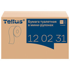 Бумага туалетная 170 метров, Tellus/<wbr/>TORK (Система T2) ADVANCED, КОМПЛЕКТ 12 рулонов, 2-слойная, белая, 120231