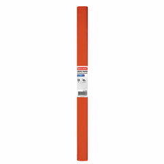 Бумага гофрированная/<wbr/>креповая, 32 г/<wbr/>м<sup>2</sup>, 50&times;250 см, оранжевая, в рулоне, BRAUBERG, 126530