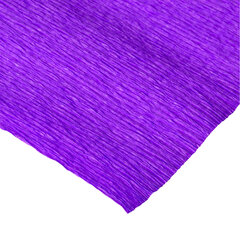 Бумага гофрированная/<wbr/>креповая, 32 г/<wbr/>м<sup>2</sup>, 50&times;250 см, фиолетовая, в рулоне, BRAUBERG, 126533